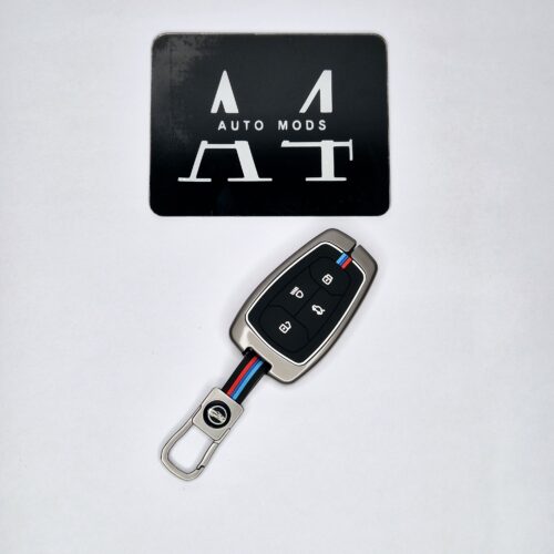 TATA B4 Car Key Premium Case Metal & Silicone (Pack of 1)