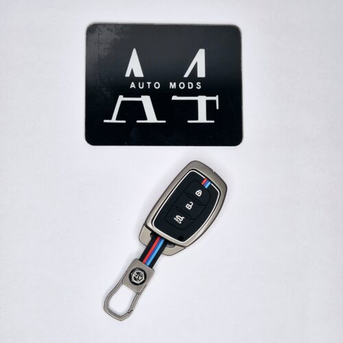 HYUNDAI A3A Car Key Premium Case Metal & Silicone (Pack of 1)