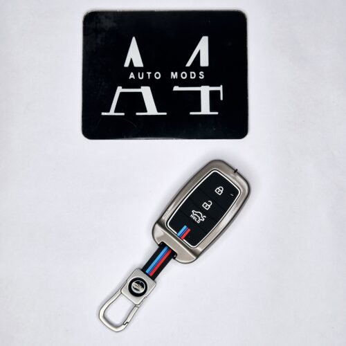 KIA A3 Car Key Premium Case Metal & Silicone (Pack of 1)